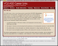 VCU-ASD Career Links website screenshot
