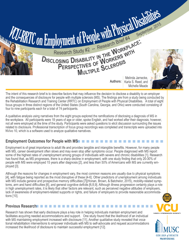 View Resource - VCU RRTC