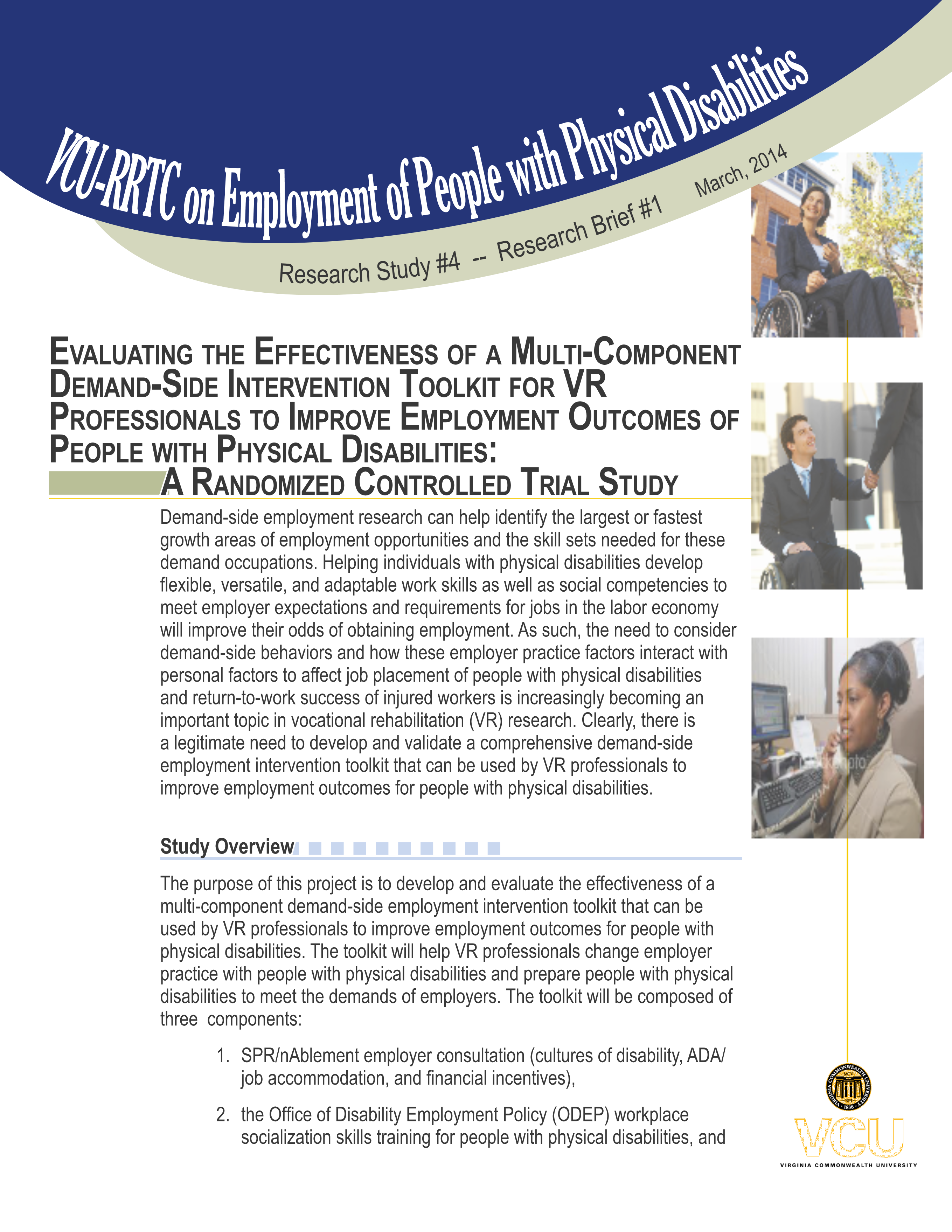 Employment for persons with disabilities